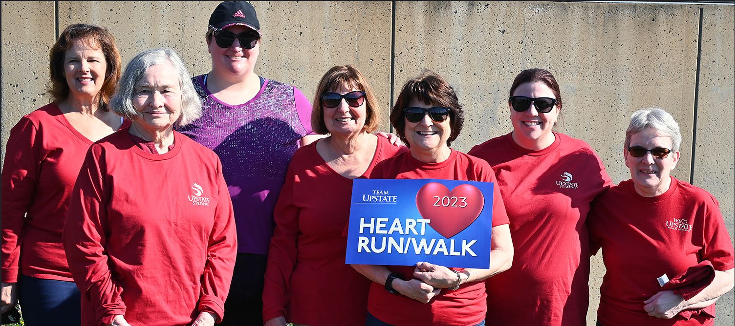 Group of Syracuse Oasis Heart Walk leaders