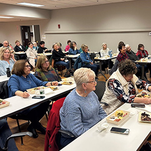 Upstate Oasis class participants in room